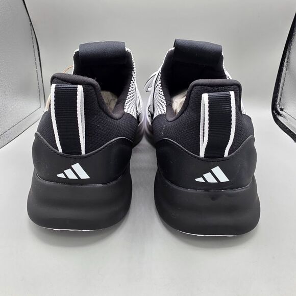 NIB adidas Men\'s Lite Racer Adapt 7.0 Cloudfoam IE6330 White Black Size: 9.5 main image 7